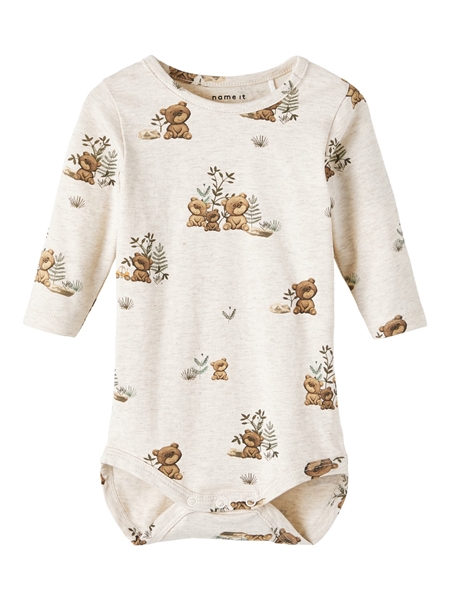NAME IT Langærmet Body Dart Peyote Melange